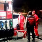 Blue Light Patrol  Samapta Polsek Kuta Utara Sambangi SPBU Banjar Taman