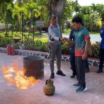 Antisipasi Bahaya Kebakaran,  Rutan Negara Gandeng Damkar Kab. Jembrana Gelar Pelatihan & Aimulasi Tanggap Bencana  .