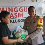 Kapolres Klungkung Ajak Masyarakat Ciptakan Kamtibmas Yang Kondusif saat Dilaksanakannya Minggu Kasih.