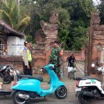 3 Pilar Polsek Abiansemal Amankan Kegiatan Seni Budaya TK B Yayasan Udiyana Desa Taman