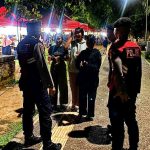 Ajak Warga Ciptakan Kamtibmas , Sat Samapta Polres Klungkung Gelar Patroli Malam