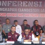 Kapolres Badung AKBP Teguh Priyo Wasono Hadiri Konferensi Pers Kabareskrim Terkait Pengungkapan Kasus Narkotika