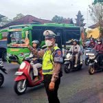 Tingkatkan Pelayanan Ke Pengguna Jalan, Personel Satlantas Polres Badung Tergelar Siang dan Malam Hari