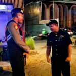 Polsek Kuta Utara Blue Light Patrol  Di  Pusat Perbelanjaan Ingatkan Pengunjung Waspada Kejahatan