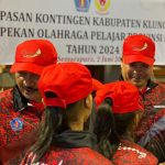 Wakapolres Klungkung Hadiri Pelepasan Kontingen Klungkung Pada Porjar Provinsi Bali Tahun 2024