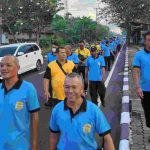 Sabtu Sehat Kapolsek Mengwi Pimpin Jalan Santai