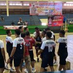 Tim Bola Voli Polres Badung Berhasil Mengatasi Perlawanan Polres Tabanan.