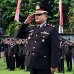 Peringatan Hari Lahir Pancasila , Polres Klungkung Gelar Upacara Bendera