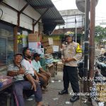 Bhabinkamtibmas Polsek Denbar Aktif Sambang Dialogis Dengan Masyarakat menyampaikan Himbauan Kamtibmas