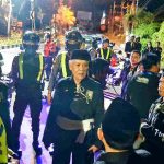 Polisi Bubarkan Kerumunan PSHT Di Jalan By Pass Ngurah Rai Suwung