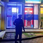 Polsek Kuta Utara Blue Light Patrol Sambangi Bank Mandiri Di Jalan Raya Canggu