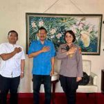 Sambangi Kantor Perumda Pasar Sewakadarma, Kapolsek Denbar Berikan Himbauan Kamtibmas