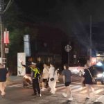 Unit Lantas Polsek Kuta Utara Blue Light Patrol Pengaturan Malam Dan Layani Pejalan Kaki