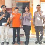 Jalin Silaturahmi, Kapolsek Denbar Koordinasi Dibidang Keamanan Dengan Perbekel Dauh Puri Kauh