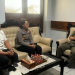 Jalin Koordinasi Kamtibmas Kapolsek Denbar Kunjungi Kantor Satpol PP