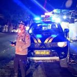 Polsek Kuta Utara Blue Light Patrol Sambangi Pertokoan Dan Pemukiman Di Jalan Dalung