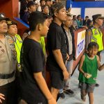Patroli Biru Polsek Abiansemal Atensi Turnamen Bola Voli Merpati Putra Cup I