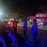 Blue Light Patrol Polsek Mengwi Atensi Kawasan Puspem Badung Cegah Gangguan Kamtibmas