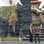 Personel Polres Badung Beri Rasa Aman Dua Kegiatan Keagamaan.