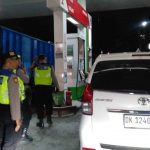 Sampaikan Pesan Kamtibmas Unit Patroli Sambangi SPBU Latusari