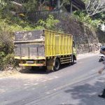 Truk Mogok di Tanjakan Ekstrem Goagong, Polsek Kuta Selatan lakukan Penindakan Tegas Tilang