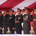 Kapolres Badung AKBP Teguh Priyo Wasono Hadiri Upacara Penurunan Bendera Merah Putih
