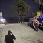 Blue Light Patrol Polsek Kuta Utara Sambangi Kawasan Wisata Pantai Eco Beach.