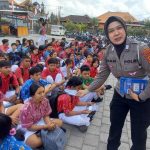 Goes To School Unit Kamsel Ajak Siswa SMA N 2 Kuta Utara Tertib Berlalu Lintas
