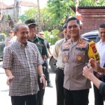 Kapolres Badung Cek kesiapan pengamanan pendaftaran Paslon di KPUD Badung
