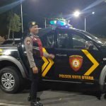Polsek Kuta Utara Blue Light Patrol Beri Rasa Aman Pengunjung Di Kawasan  Wisata Petitenget