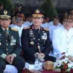 Kapolda Bali Hadiri Upacara HUT Provinsi Bali