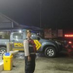 Pawas Polsek Petang Pimpin Blue Light Patrol Jelang Pilkada Serentak 2024