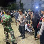 Iptu Agung  Sudyastika Pimpin Blue Light Patrol Amankan Pagelaran Pasar Rakyat