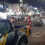 Polsek Kuta Utara Blue Light Patrol Sambangi Lokasi Pertokoan Dalung Permai