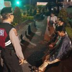 Cegah Kriminalitas Samapta Polsek Mengwi Imbau Masyarakat di Kawasan Patung Rama Shinta