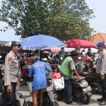 Satpolairud Polresta Denpasar Patroli Atensi di Parkir Pasar Kedonganan Untuk Cegah Aksi Kejahatan