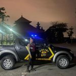 Unit  Samapta Polsek Kuta Utara Blue light Patrol  Kunjungi Obyek Wisata Batu Mejan.