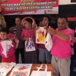 Yayasan Sehati Bali Kunjungi Polsek Denpasar Utara, Perkenalkan Karya Anak Berkebutuhan Khusus