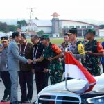 Pangdam Zamroni Sambut Kedatangan Presiden RI