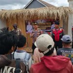 Jumat Curhat Kanit Binmas Polsek Kuta Utara Imbau Pekerja Bangunan Jaga Kamtibmas.