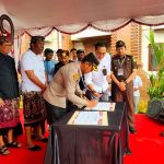 Kapolres Badung Bersama Forkopimda Hadiri Penetapan Nomor Urut Paslon Bupati dan Wakil Bupati Badung