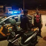 Jaga Situasi Malam Hari Tetap Aman, Sat Samapta Polres Badung Lakukan Blue Light Patrol