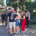 Dialogis Dengan Pengunjung Unit Samapta Polsek Mengwi Sampaikan Imbauan Kamtibmas