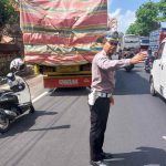 Klem Accu Patah, Truk Fuso Muatan Snack Mogok di Jalur Utama