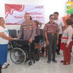 Kapolsek Denpasar Utara Berikan Bantuan Sosial di Rumah Harapan Disabilitas Graha Nawasena