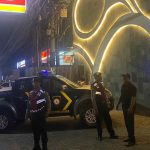 Polsek Kuta Utara Blue Light Patrol Pantau Aktifitas Masyarakat   Di Jalur Pariwisata Batu Belig