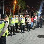Sinergitas Polsek Densel Bersama Pecalang dan Linmas Antisipasi Kerawanan Taman Pancing.
