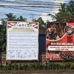 Wujudkan Pilkada Damai, Polres Badung Pasang Baliho Deklarasi Damai