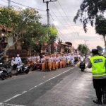 Atensi Kegiatan Masyarakat, Polsek Abiansemal Gelar Personil Dilapangan