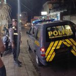 Sambangi Konter HP, Patroli Biru Abiansemal Sampaikan Pesan Kamtibmas